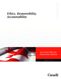 Ethics, responsibility, accountability : an action plan for democratic reform