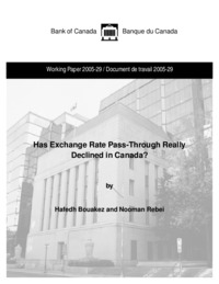 Has exchange rate pass-through really declined in Canada?