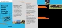 Enhanced animal health protection from BSE : requirements for transporting cattle carcasses