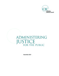 Administering justice for the public