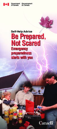 Be prepared not scared : emergency preparedness starts with you