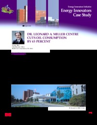 Dr. Leonard A. Miller Centre cuts oil consumption by 45 percent
