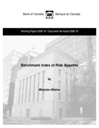 Benchmark index of risk appetite