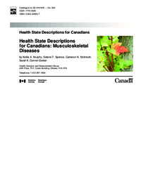Health state descriptions for Canadians, musculoskeletal diseases