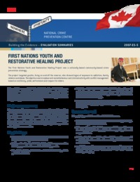 First Nations Youth and Restorative Healing Project