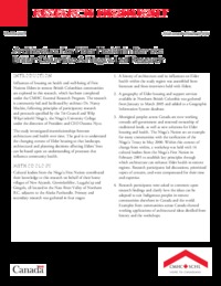 Architecture for elder health in remote British Columbia : a Nisga'a-led research