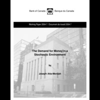 The demand for money in a stochastic environment