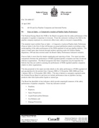 Focus on safety : a comparative analysis of pipeline safety performance