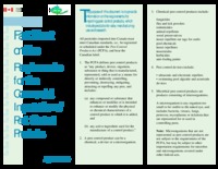 Fact sheet on the requirements for the commercial importation of pest control products