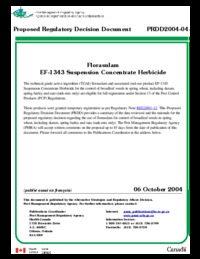 Florasulam EF-1343 suspension concentrate herbicide